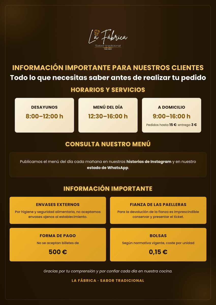 Información de La Fábrica